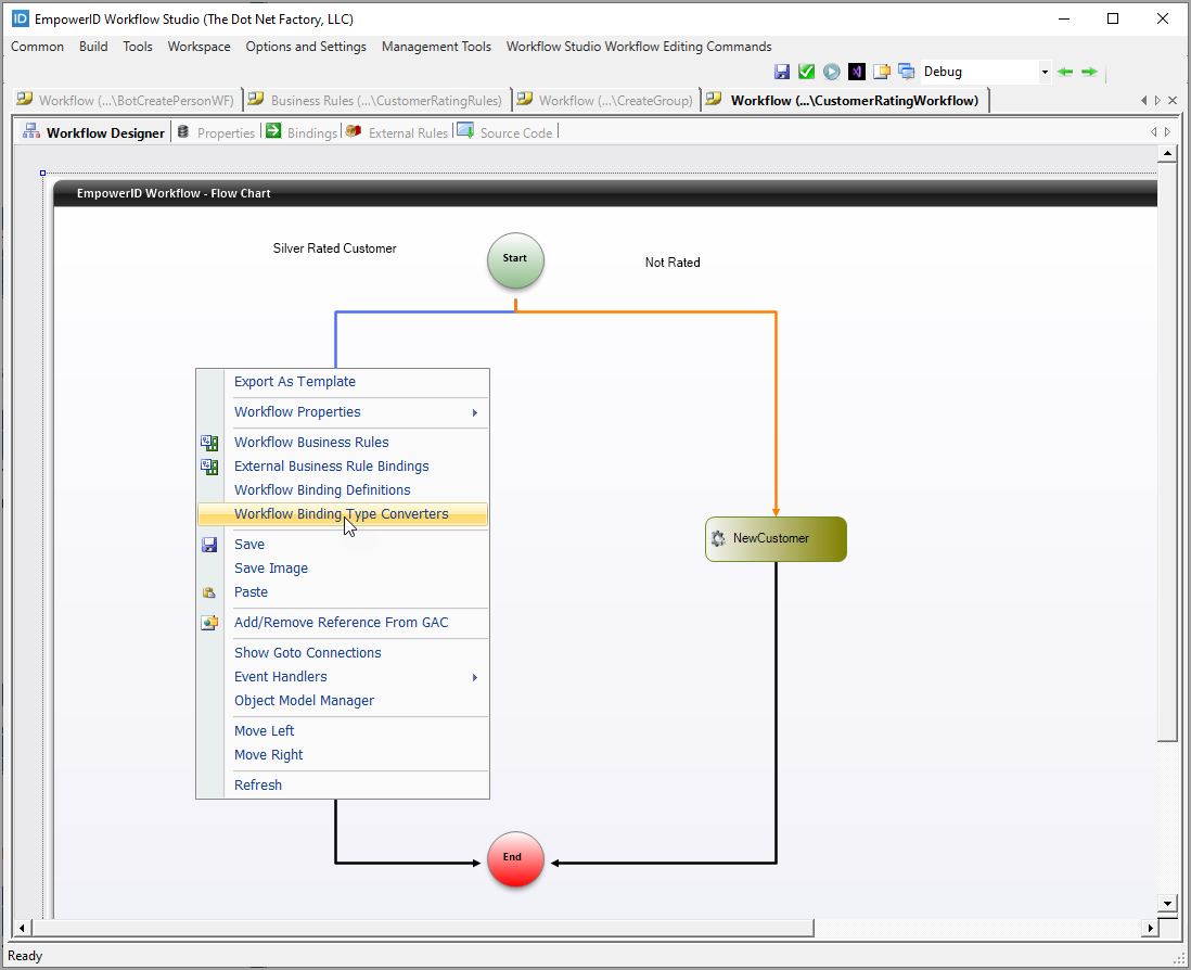 Workflow Page