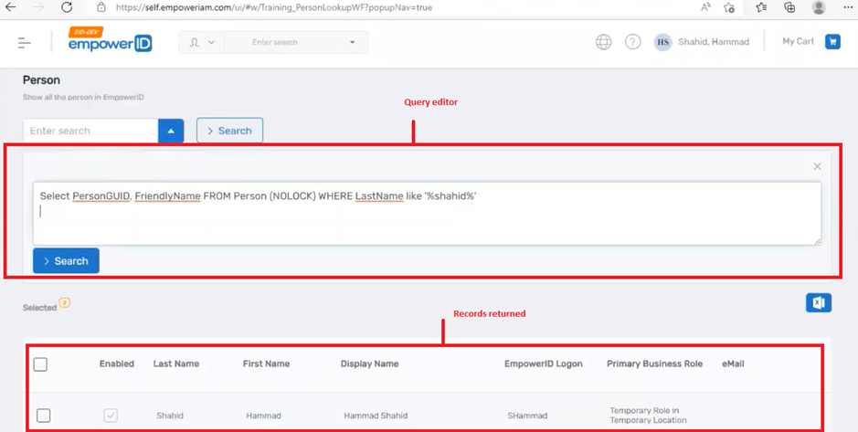 Workflow Page