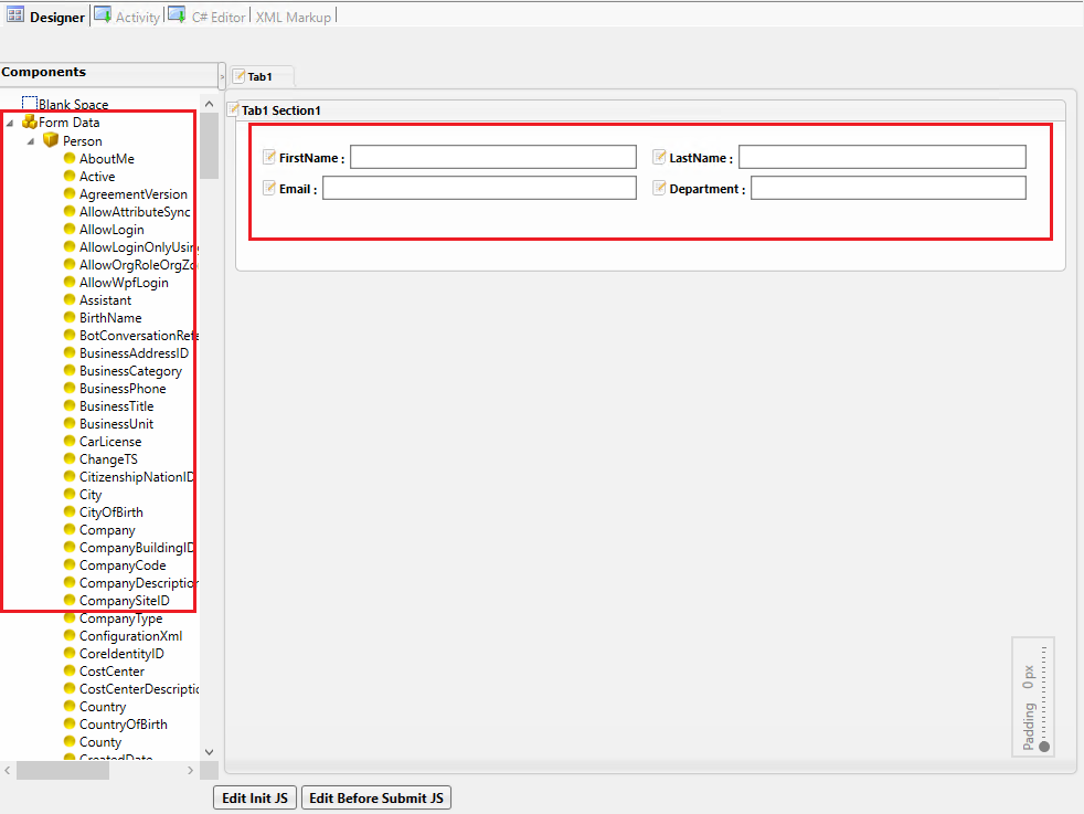 Workflow Page