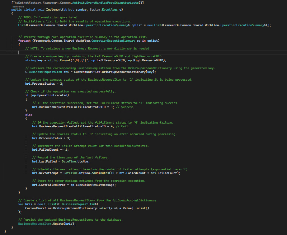 Workflow Page