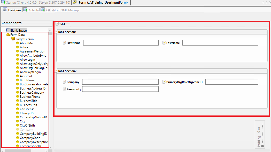 Workflow Page