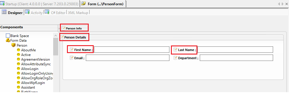 Workflow Page