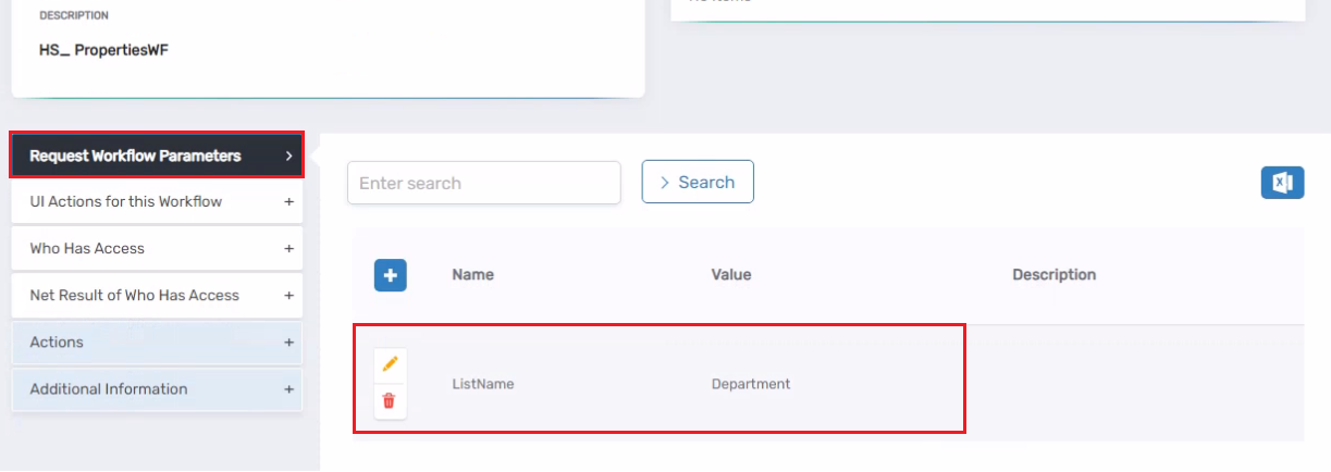 Workflow Page
