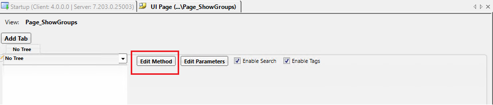 Workflow Page