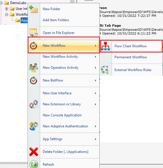 Workflow Page