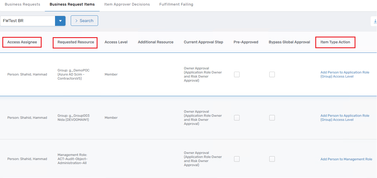 Workflow Page