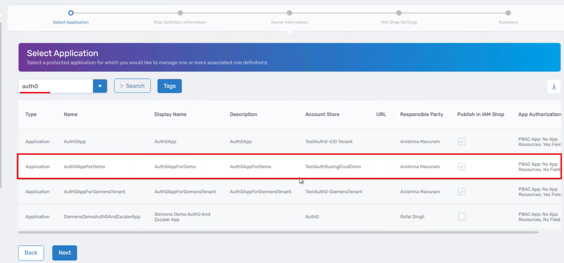 Workflow Page