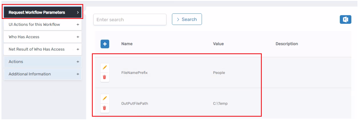Workflow Page