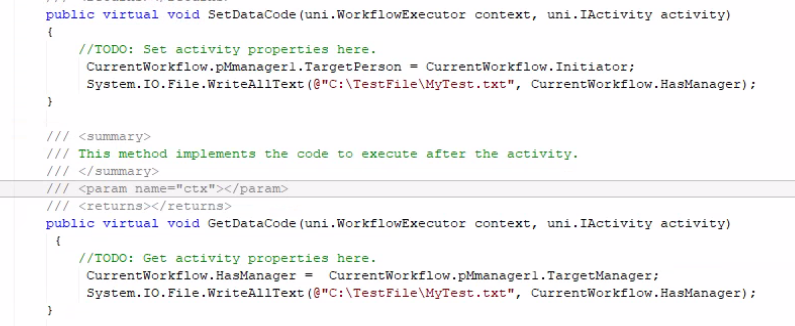 Workflow Page