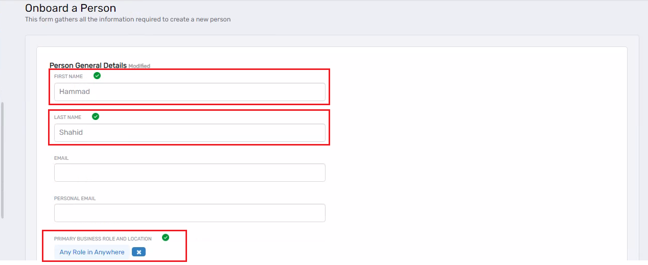Workflow Page