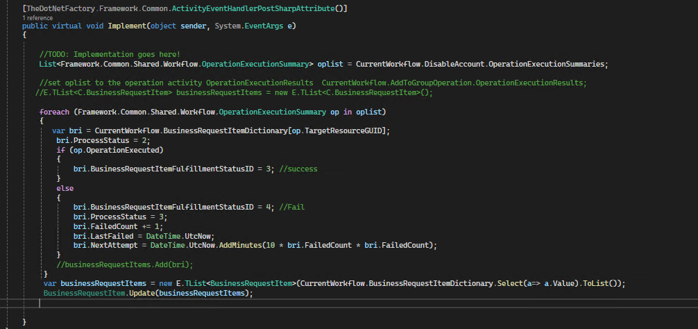 Workflow Page