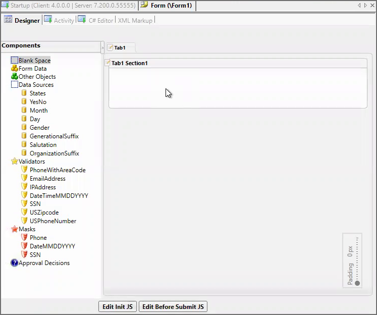 Workflow Page