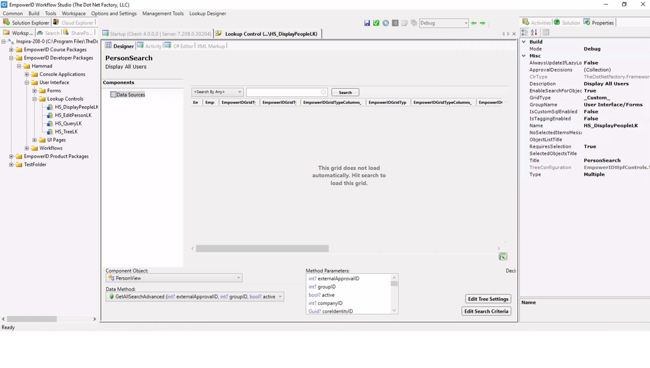 Workflow Page