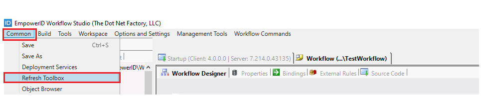 Workflow Page