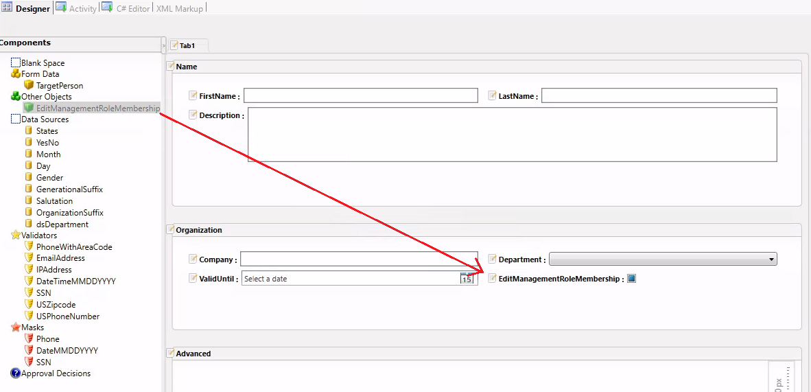 Workflow Page