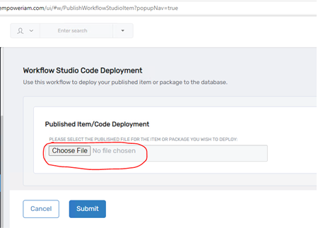 Workflow Page
