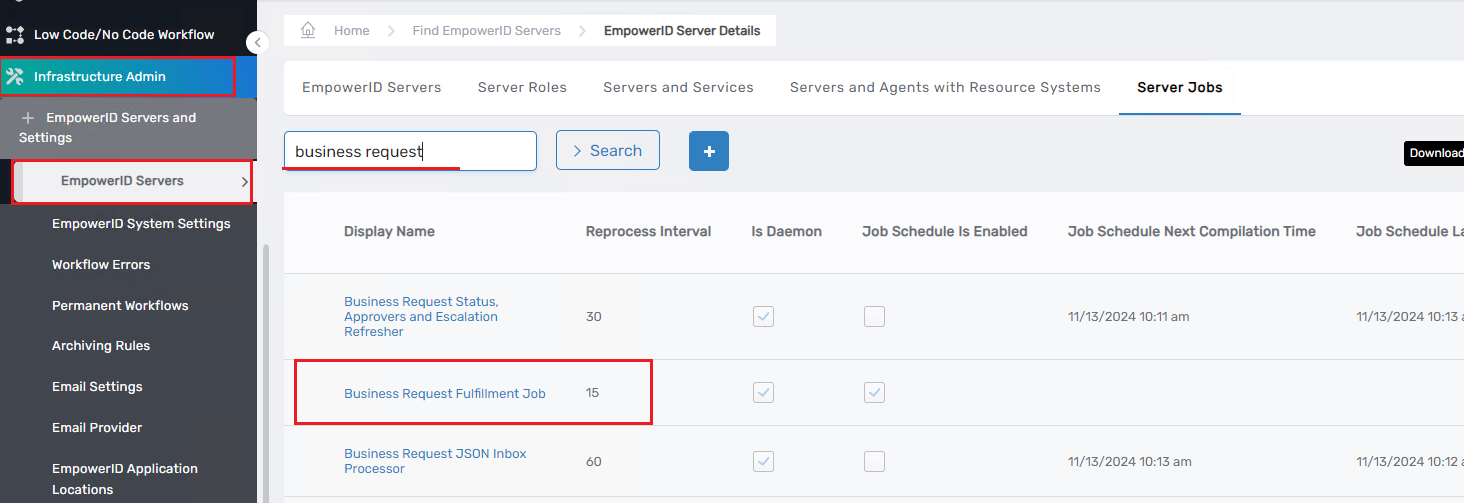 Workflow Page