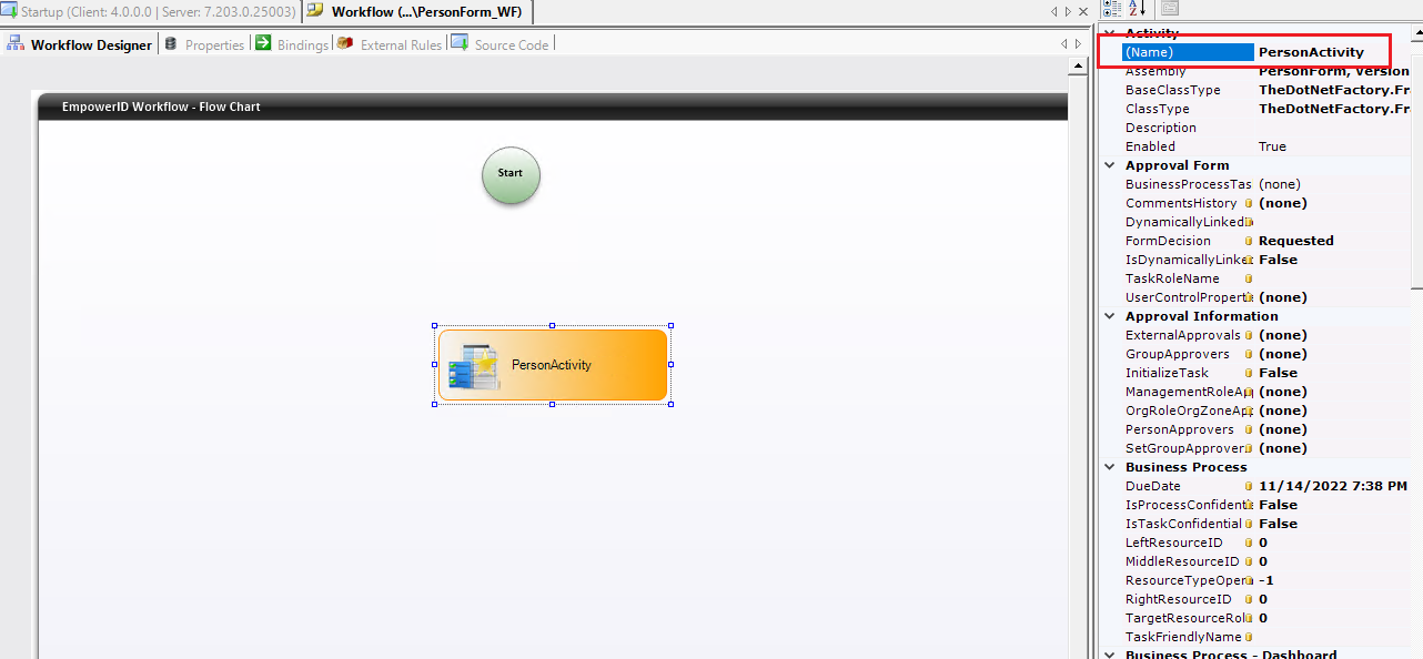 Workflow Page
