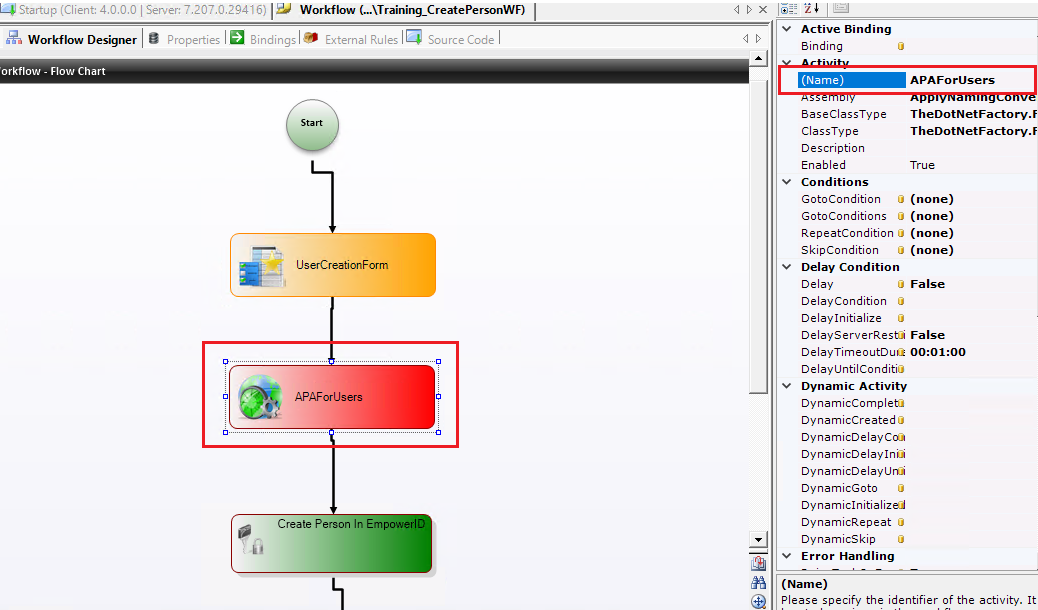 Workflow Page