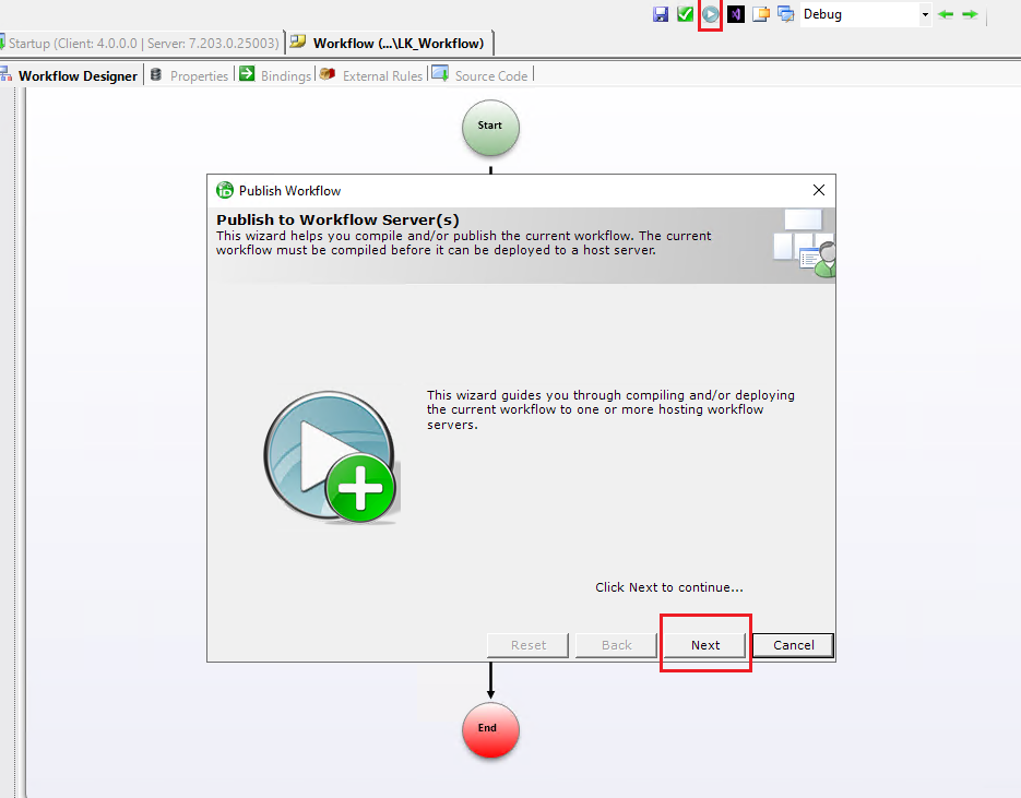 Workflow Page