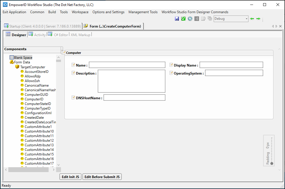 Workflow Page