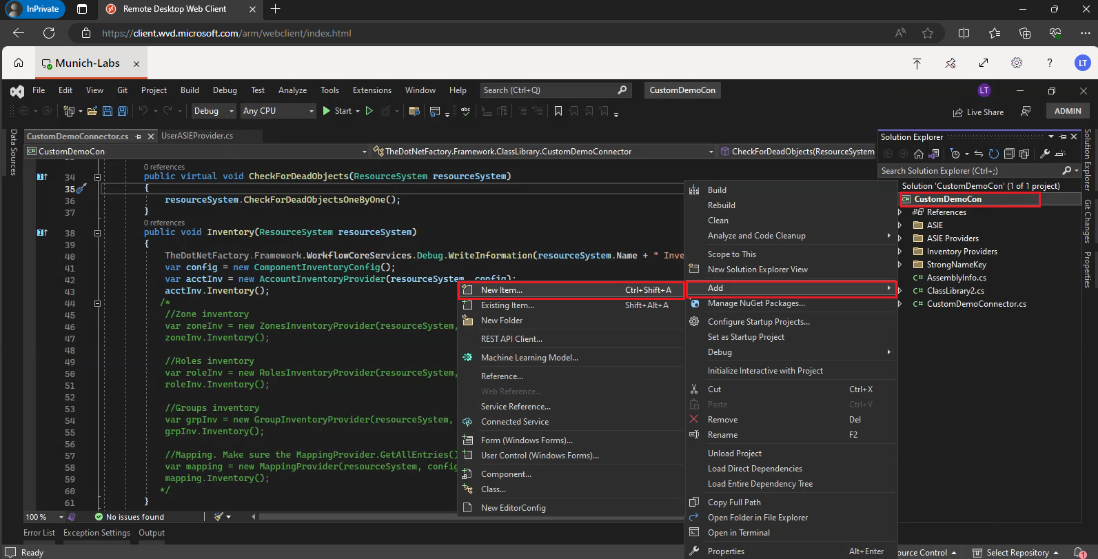Workflow Page