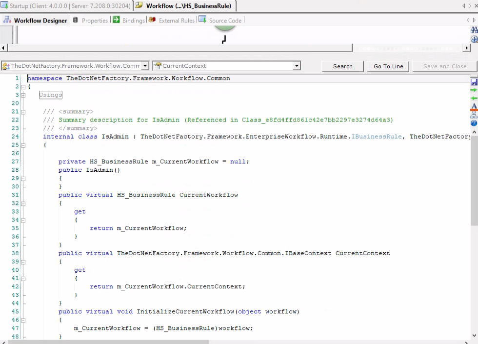 Workflow Page