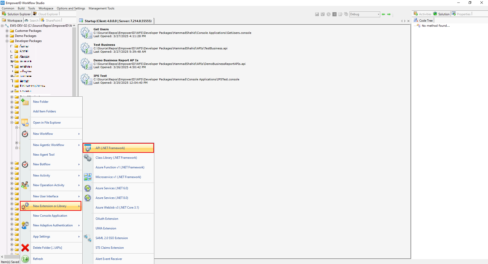 Workflow Page