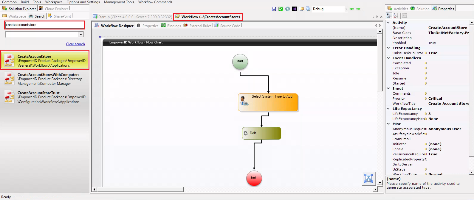 Workflow Page