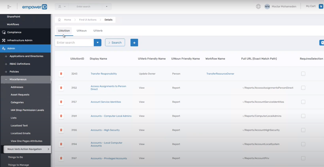 Workflow Page