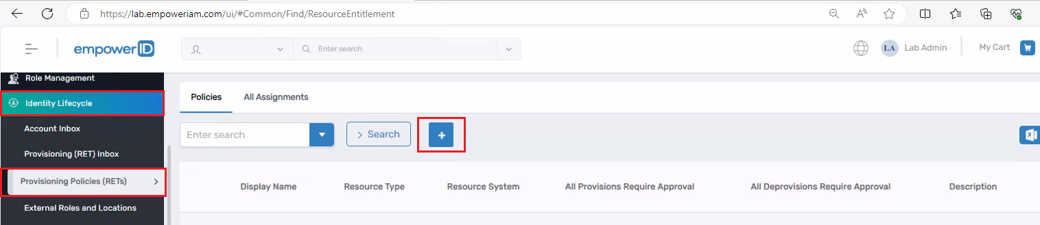 Workflow Page