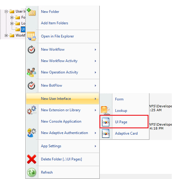 Workflow Page