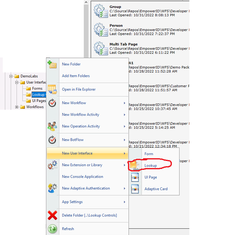 Workflow Page