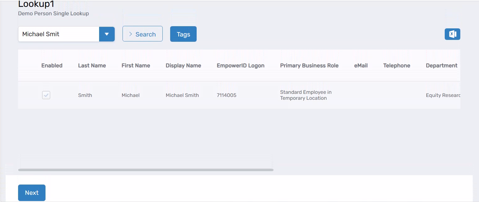 Workflow Page