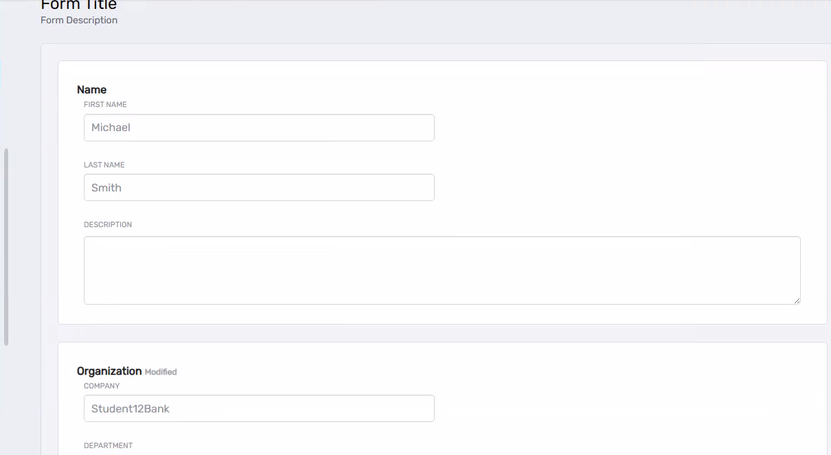 Workflow Page