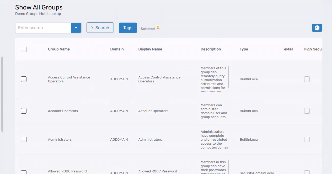 Workflow Page