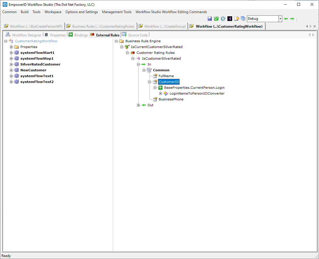 Workflow Page