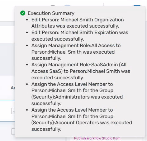 Workflow Page