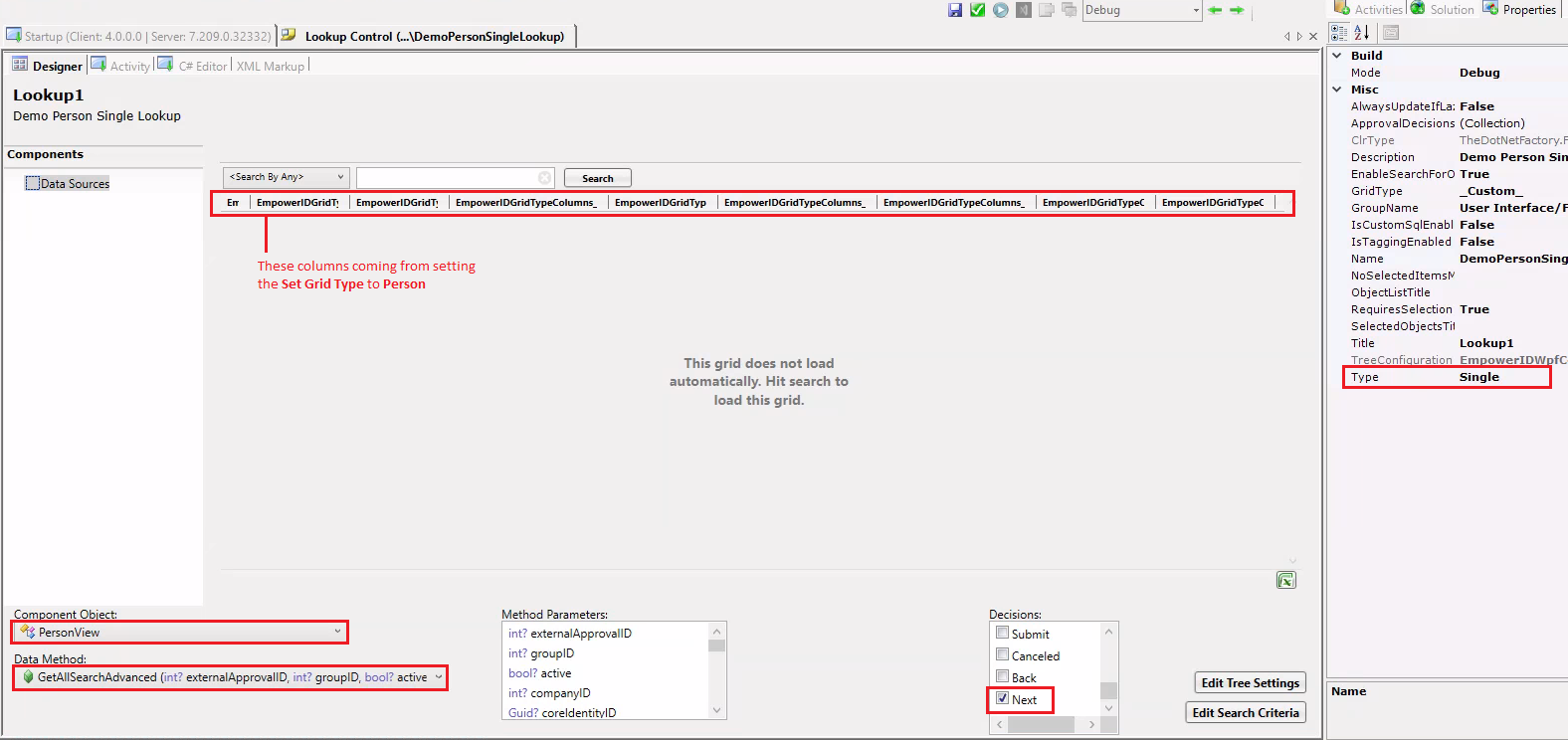 Workflow Page
