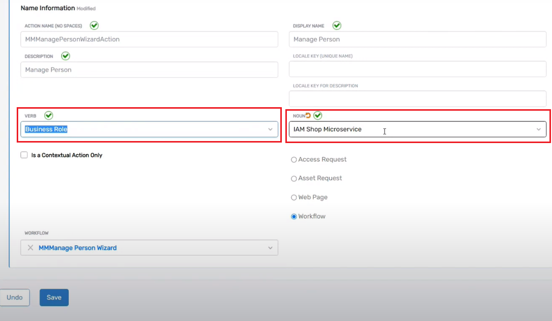 Workflow Page