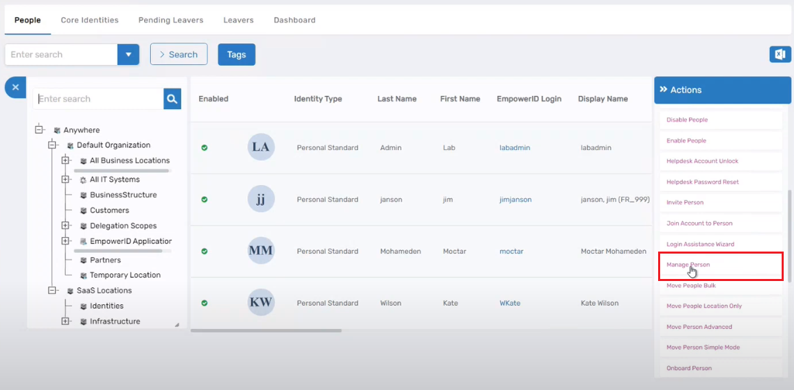 Workflow Page