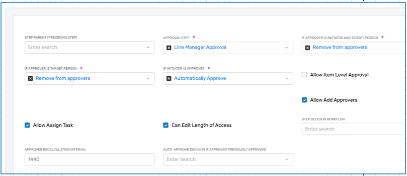 Approval Flow Step