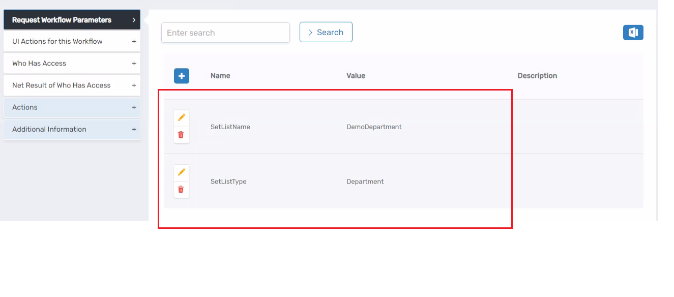 Workflow Page