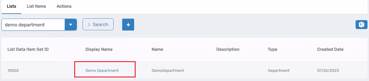 Workflow Page
