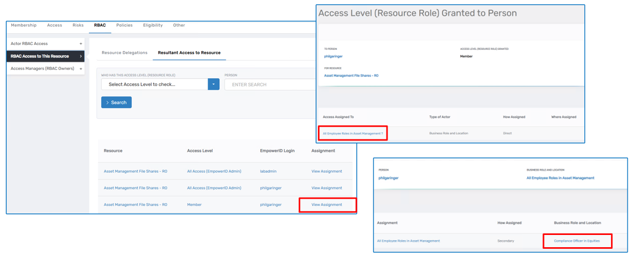 Viewing the Resultant Assignements from the Classic Interface