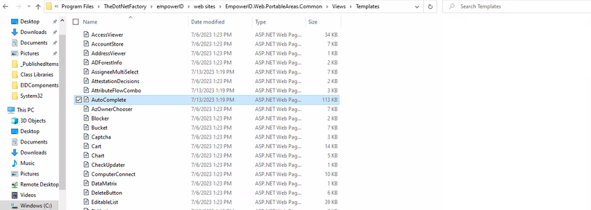 Workflow Page