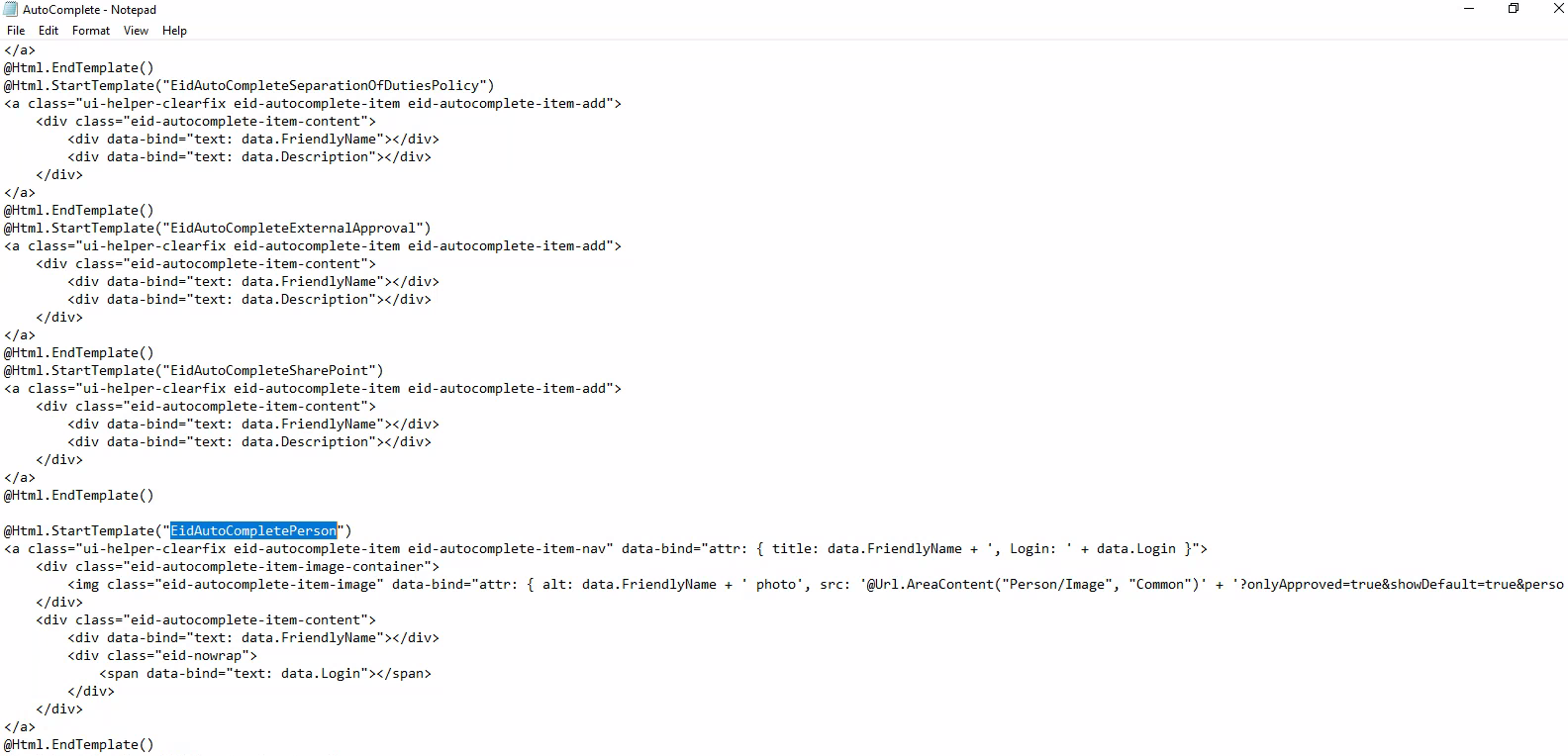 Workflow Page