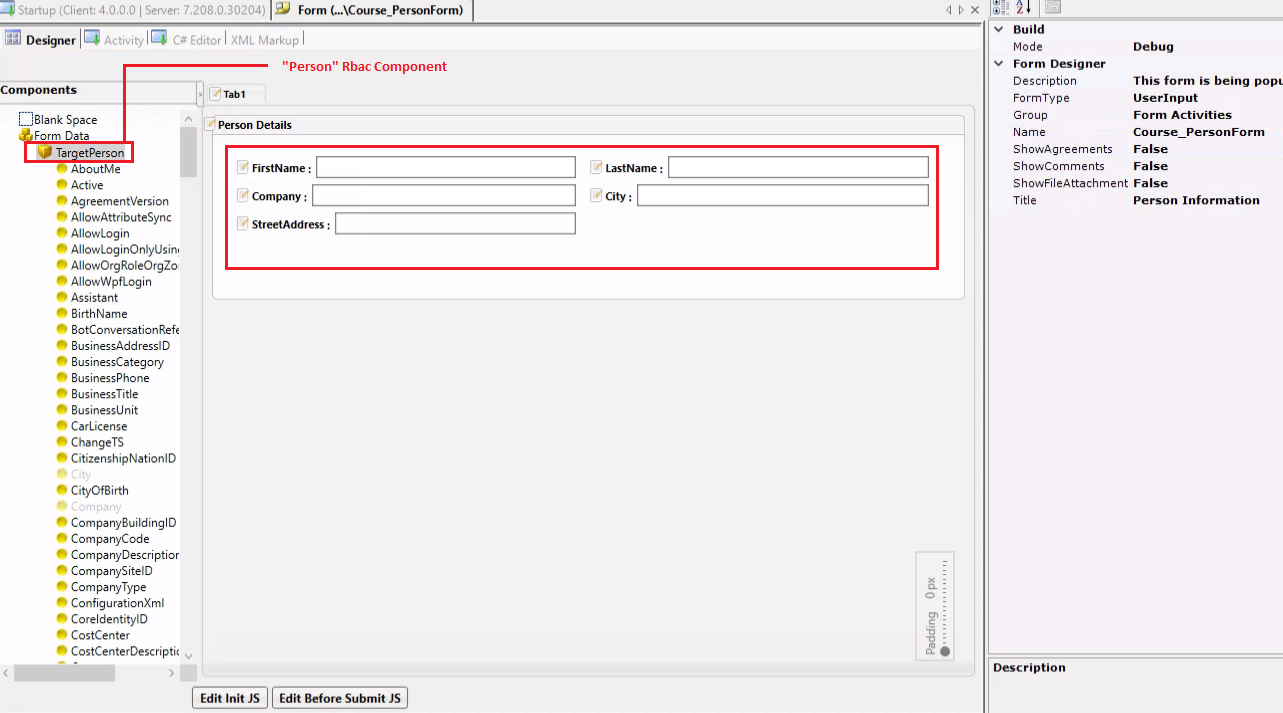 Workflow Page
