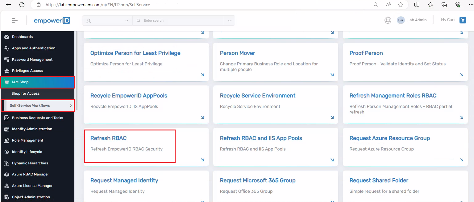 Workflow Page