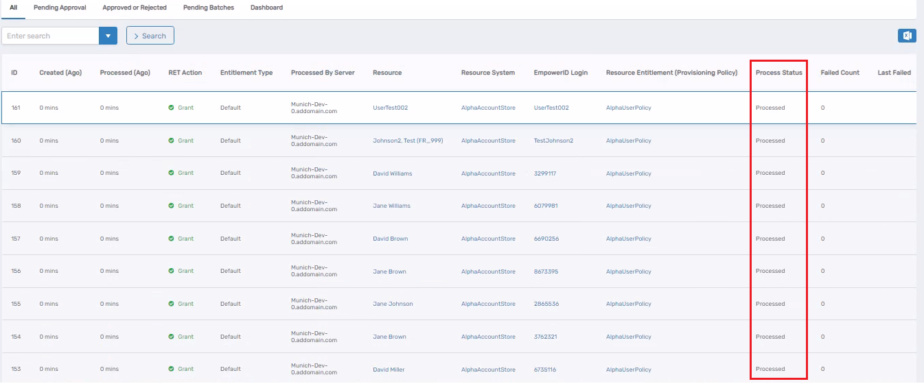 Workflow Page